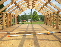 Barn raising photo by Mangrove Mike