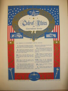 The 1958 Code of Ethics for U.S. Government Service